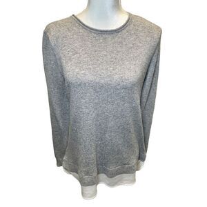 Calvin Klein Sweater w/ Blouse Detail Sz Small